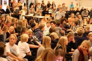 300 elever fra fem skoler i Roskilde dystede torsdag i Himmelev.