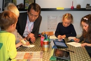 Japansk besøg i Børnehuset Hanen