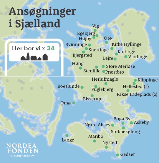 31 småbyer vil skabe fællesskaber med nye aktiviteter på Sjælland