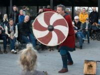 Krigertræning på Vikingeskibsmuseet