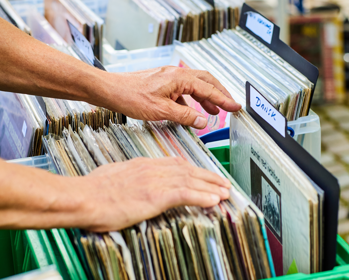 Vinyldag i Bibliotekshaven