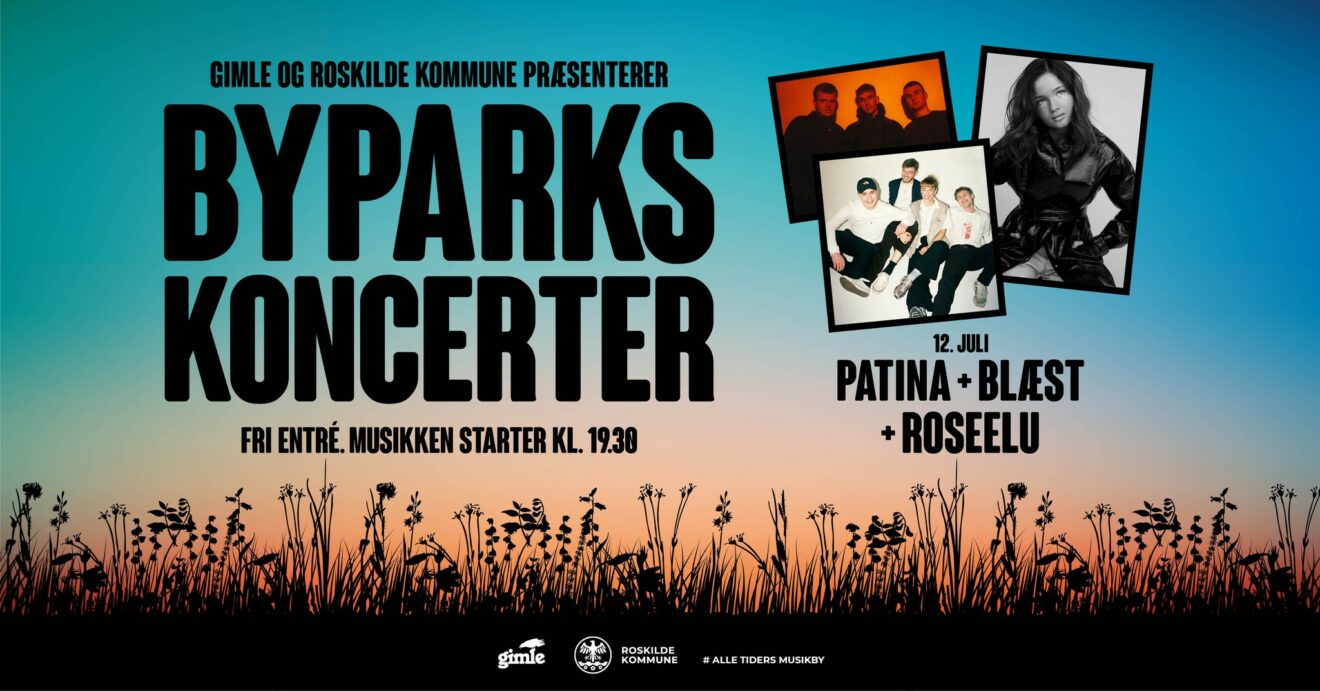 Byparkskoncert: PATINA + Blæst + RoseeLu