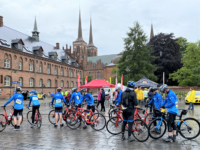 Roskilde Ungdomsskole forberedte sig til turen til Paris ved blandt andet at deltage i Stjerneløbet - Pressefoto Roskilde Kommune